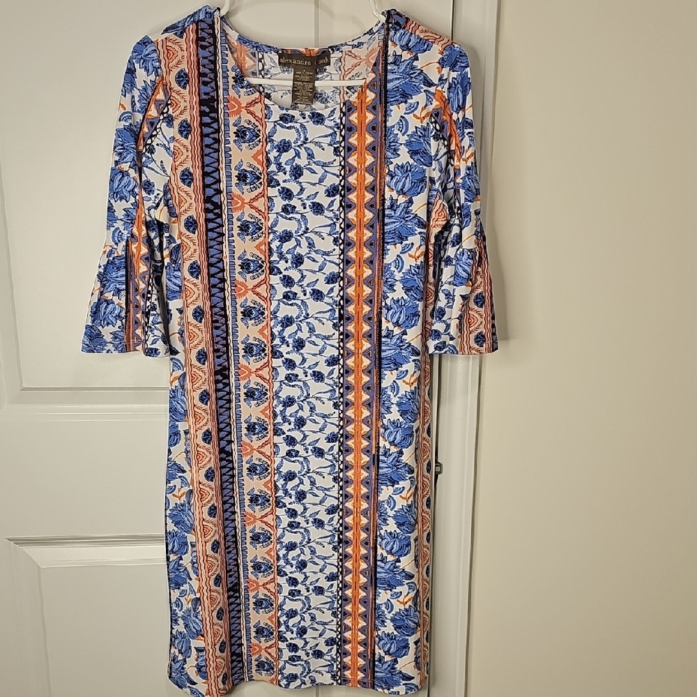 Alexandra + Oak Vibrant Floral  Mini Dress‎ Size S